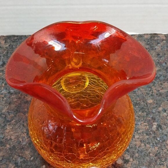 Vintage Blenko Amberina Pitcher - Picture 5 of 7